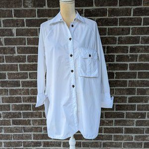 Ganni Button Down Contrast Stitch Shirt